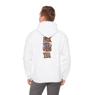 Hoodie 002 Person 4 Back White